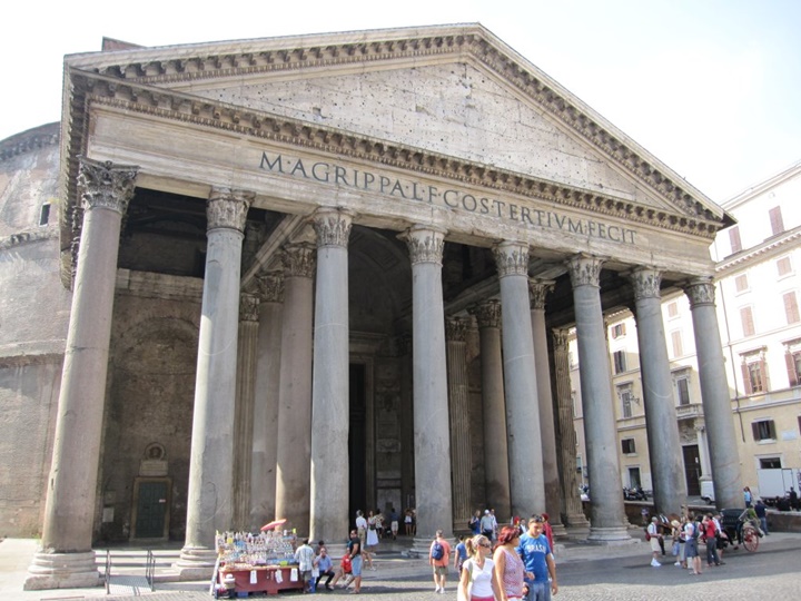 Pantheon - romada gezilecek yerler sırası ile