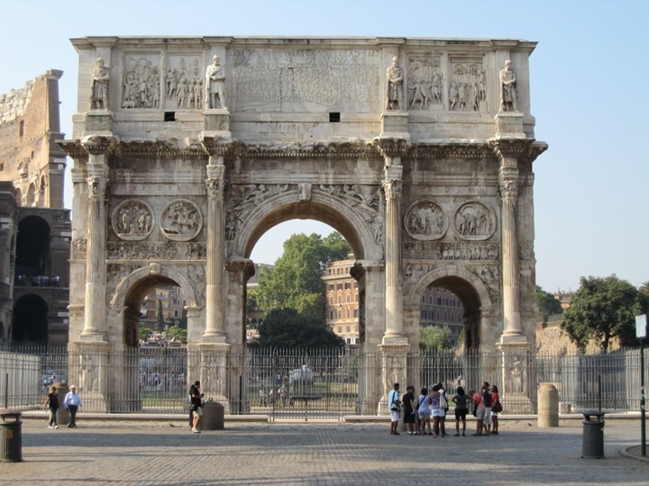 Roma rehberi Arch of Constantine - Roma'da gezilecek yerler