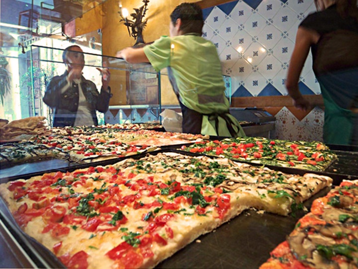 romada kilo ile pizza - romada yeme içme