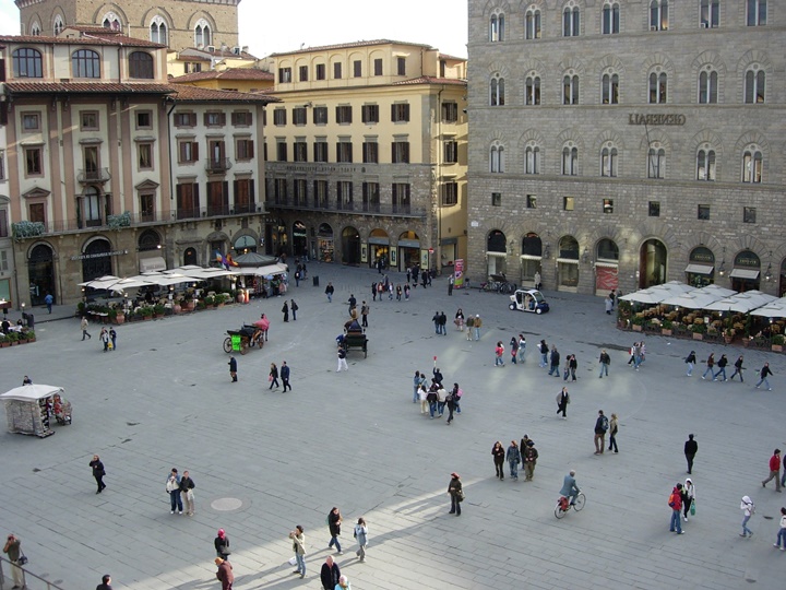 Piazza della Signoria meydanı - floransanın meydanları