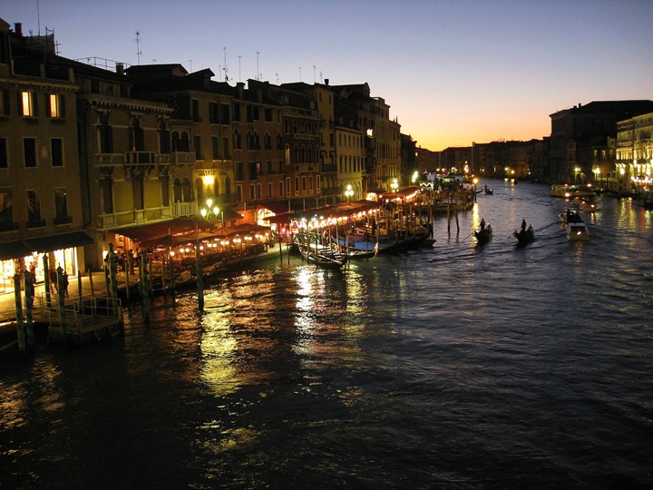 venedik büyük kanal - venedik kanalları