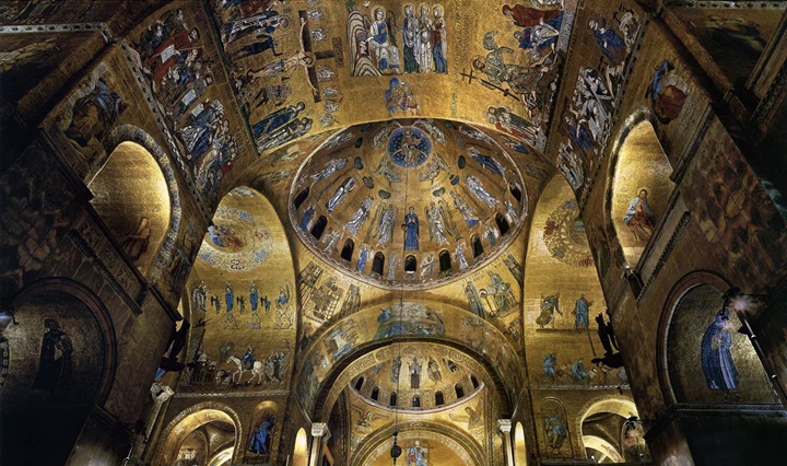 venedik san marco kilisesinin içi