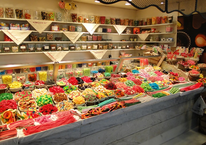 Barcelona La Boqueria pazarı - barcelonanın pazarları