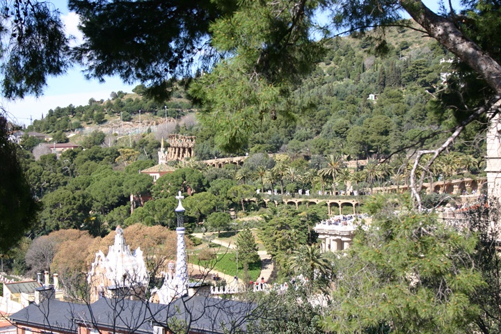 Barcelona Park Güell içinde yer alan gaudi müzesi