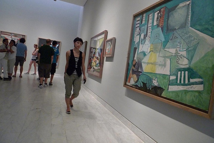 Barcelona Picasso Müzesinin içi