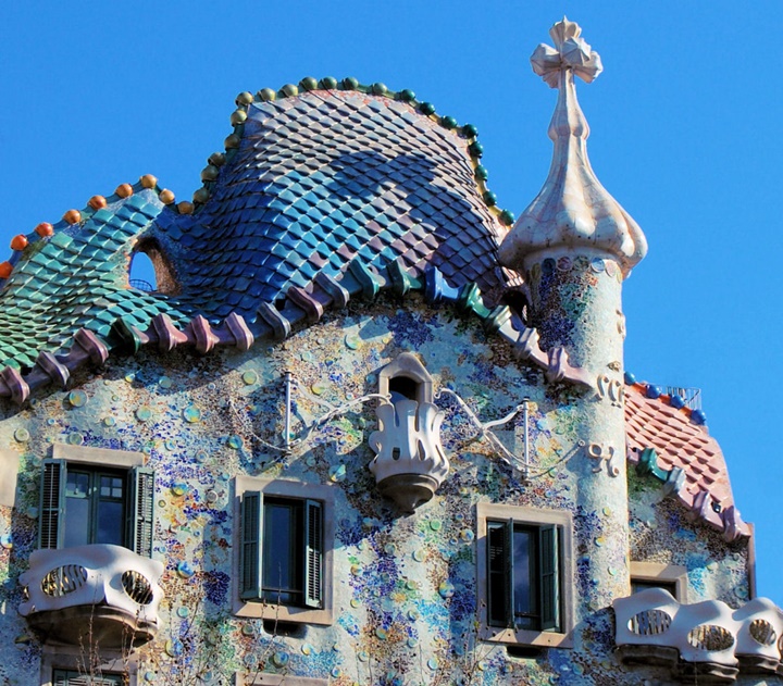barcelonada gezilecek yerler - Barcelona Casa Batllo