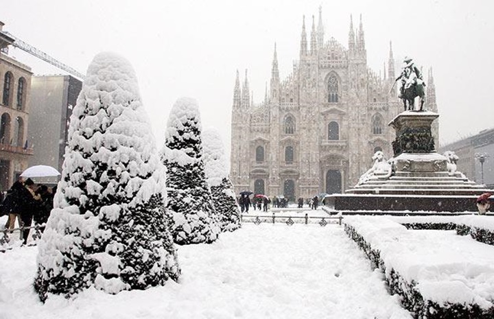 milanonun iklimi - milanoda kış mevsimi nasılıdr - milanoda kar yağışı