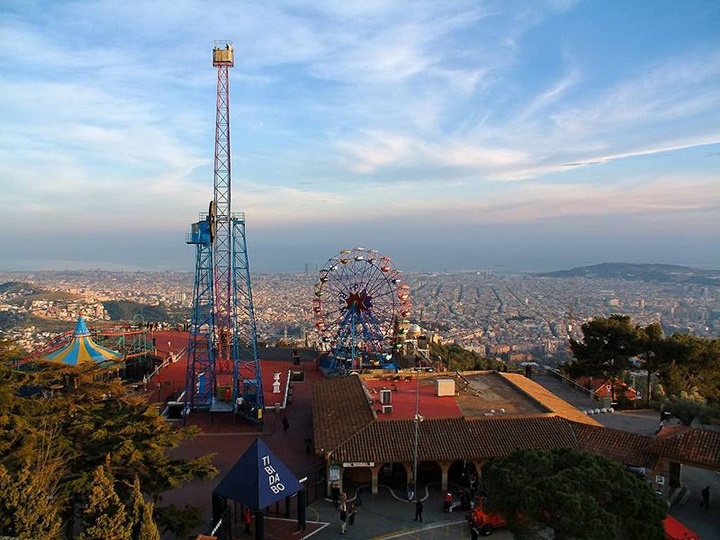 Barcelona Tibidabo Dağı