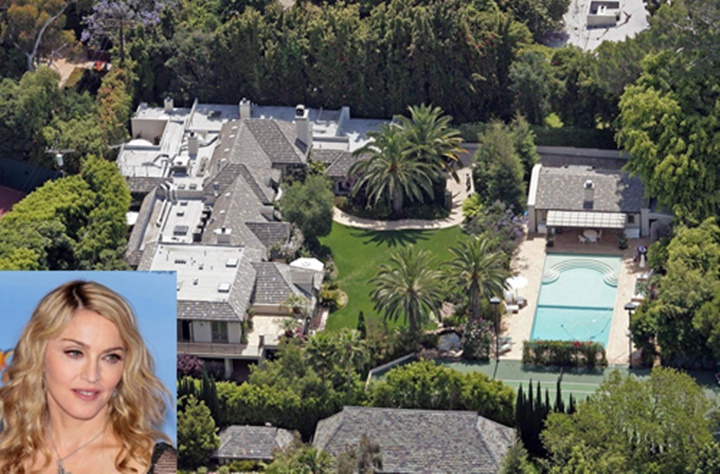 Beverly Hillsde gezilecek yerler - madonnanın Beverly Hillsdeki evi