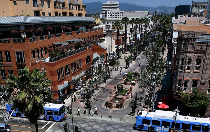 los angeles plajları - santa monica plajı - santa monica caddesi