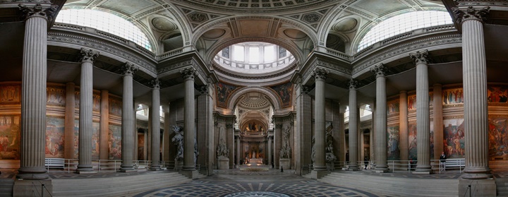 Paris Pantheon Kilisesinin İçi