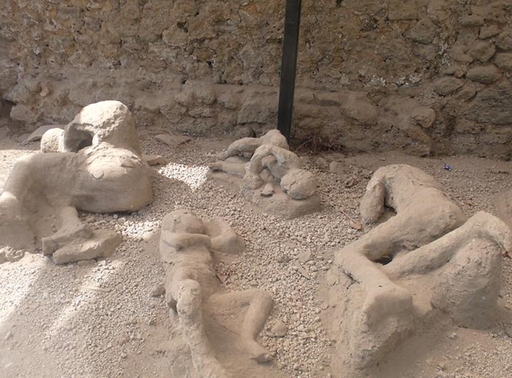 napoli pompeide taşlaşmıi insanlar - napoli pompei