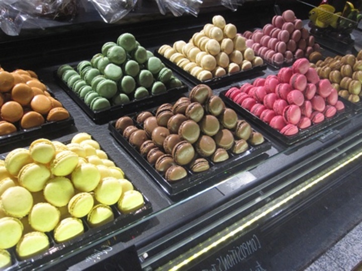 Paris macarons dükkanları
