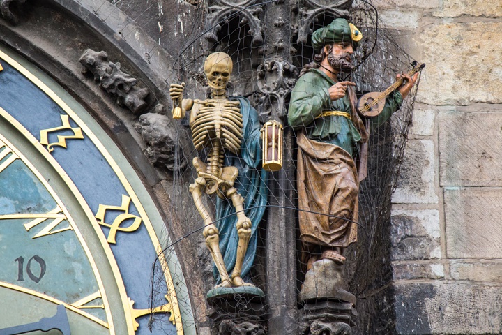 Prag Astronomik saat üzerindeki figürlerin