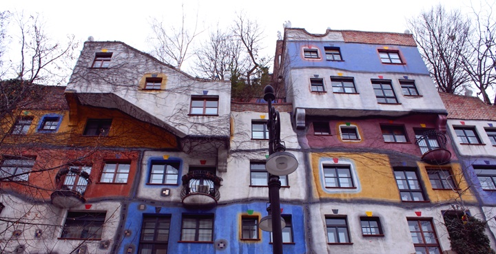 Viyana Hundertwasserhaus - Viyana binsular evi