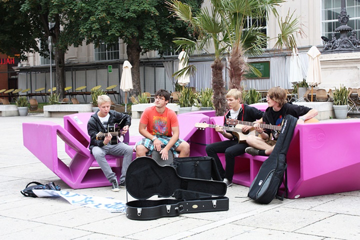 Viyana Quartier Müzesinin avlusu