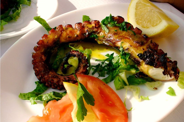 kos adası yeme içme - ahtabot salatası