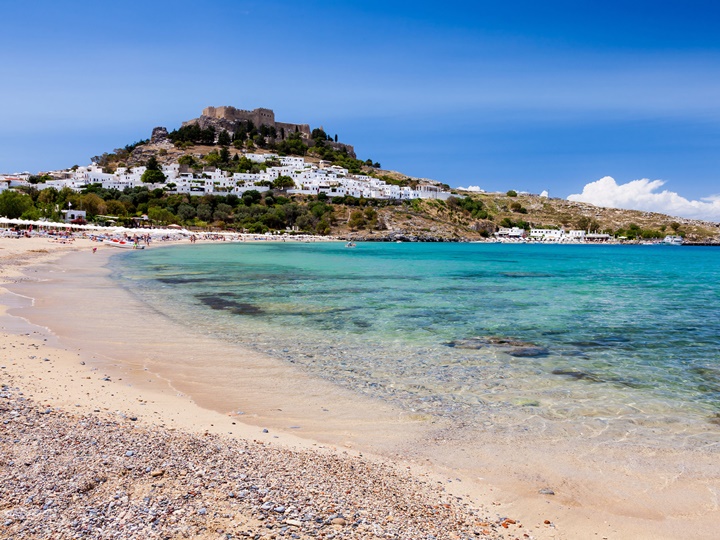 rodos Lindos plajları