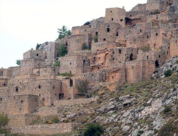 Sakız Adası Anavatos köyü