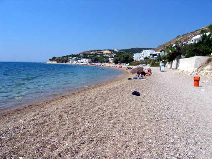 Sakız adası agia fotia plajı