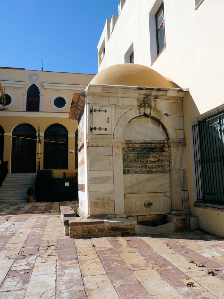 Sakız adası bizans müzesinin içinde sergilenen eserler