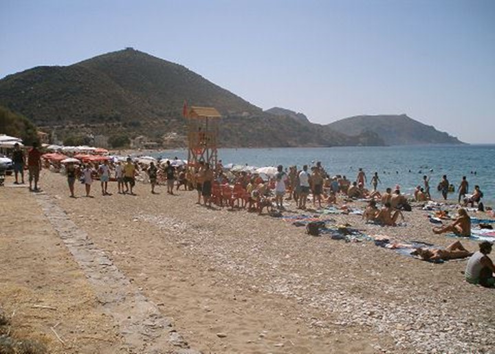 Sakız adası komi plajı