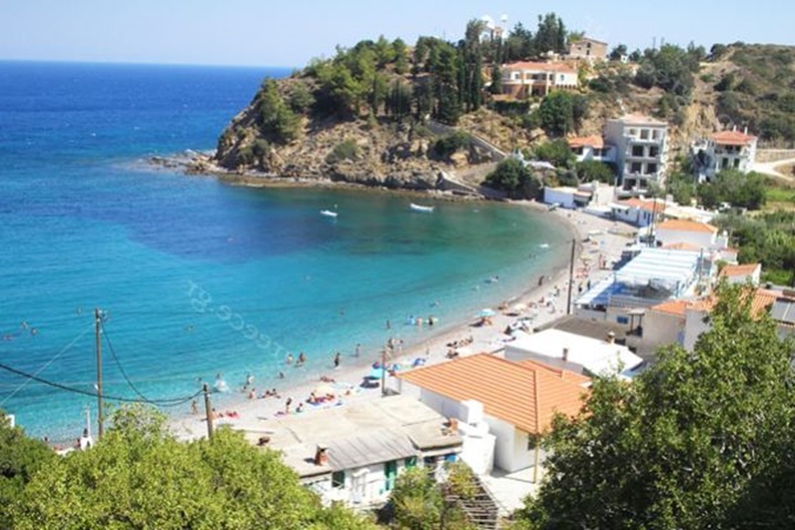 Sakız adası nagos plajı