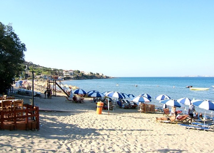 sakız adası karfas plajı