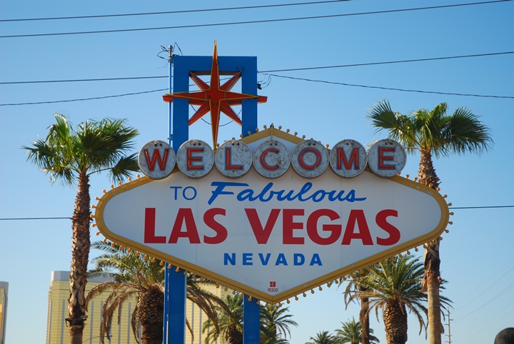Las vegas'a hoşgeldin yazısı