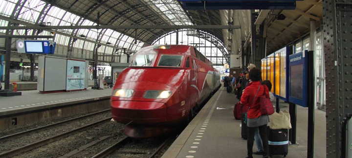Amsterdam'dan Parise Tren Ulaşımı