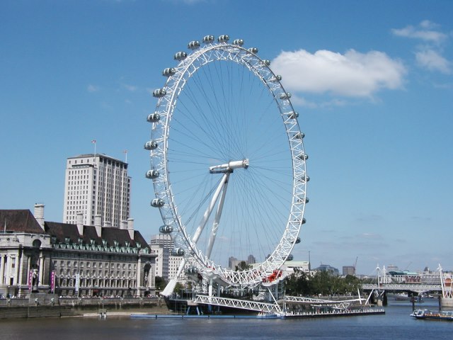 London eye dönme dolabı