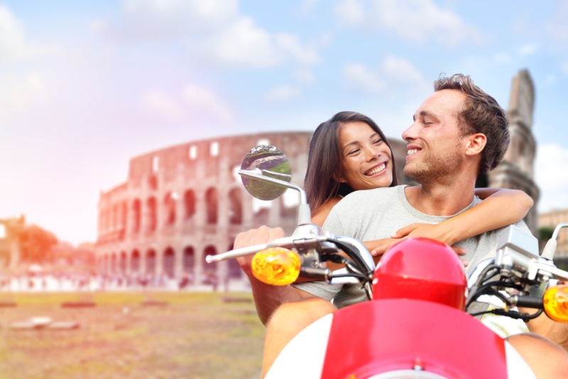 en romantik roma tatili