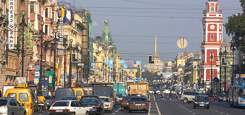 St. Petersburg Nevsky Caddesi