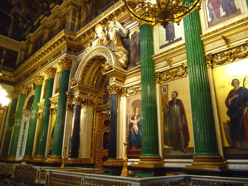 St. Petersburg St. isaac katedralinin içi
