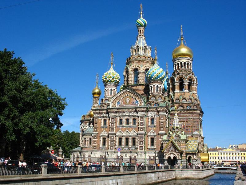 St. Petersburg kanlı kilise