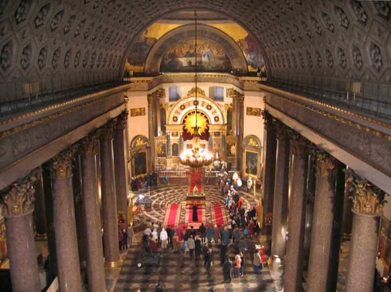 kazan katedralinin içi