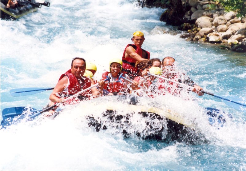Antalya'da rafting