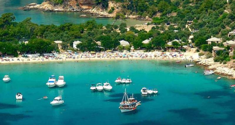 Thassos Adası Beachleri
