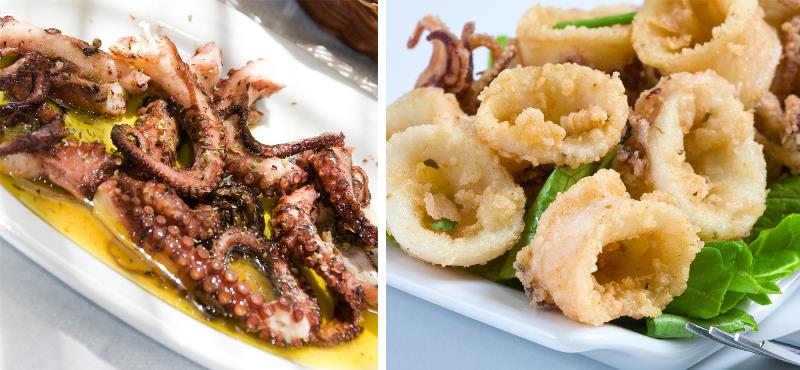 Thassos Adasında Yeme İçme