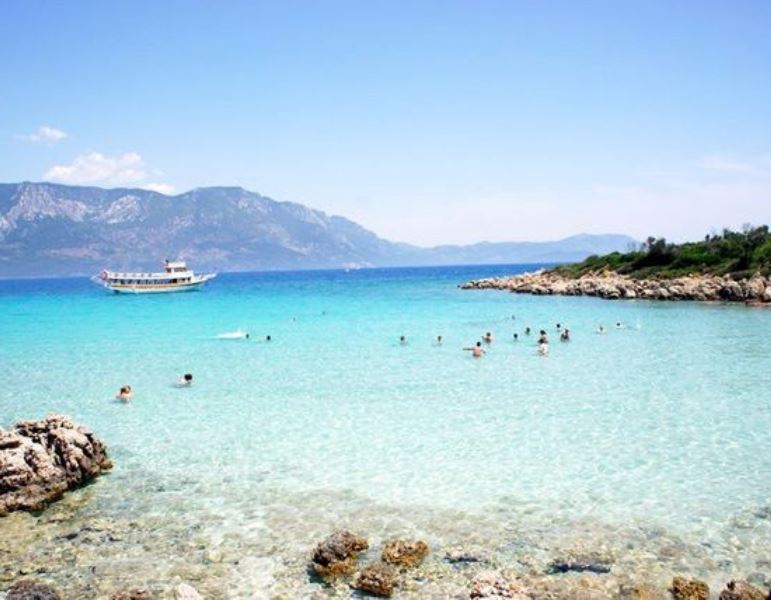 Marmaris Kleopatra plajı - Sedir Adası