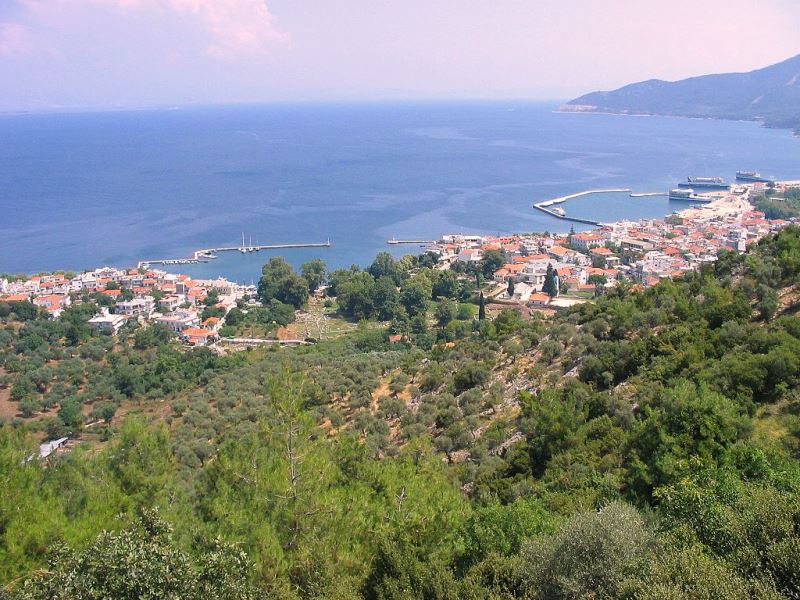 Thassos Adası Limenas'da Konaklama