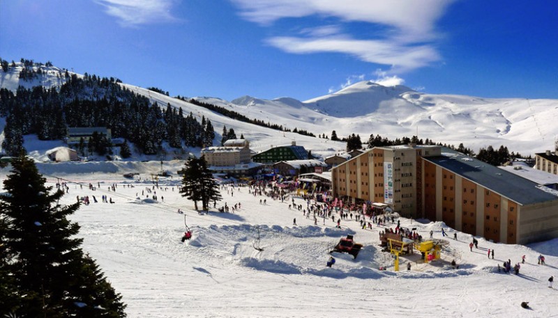 Uludağ kayak pistleri