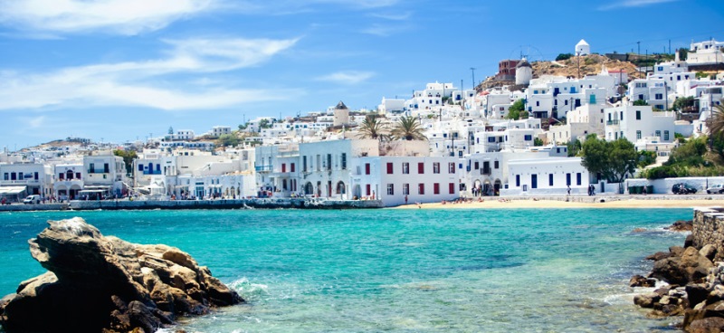 En romantik rotalar - Mykonos Yunanistan