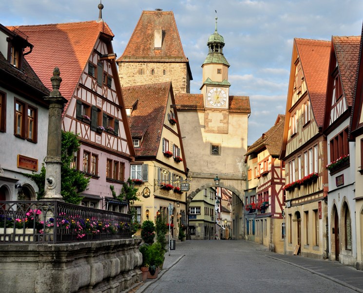 Almanya Rothenburg'da Konaklama