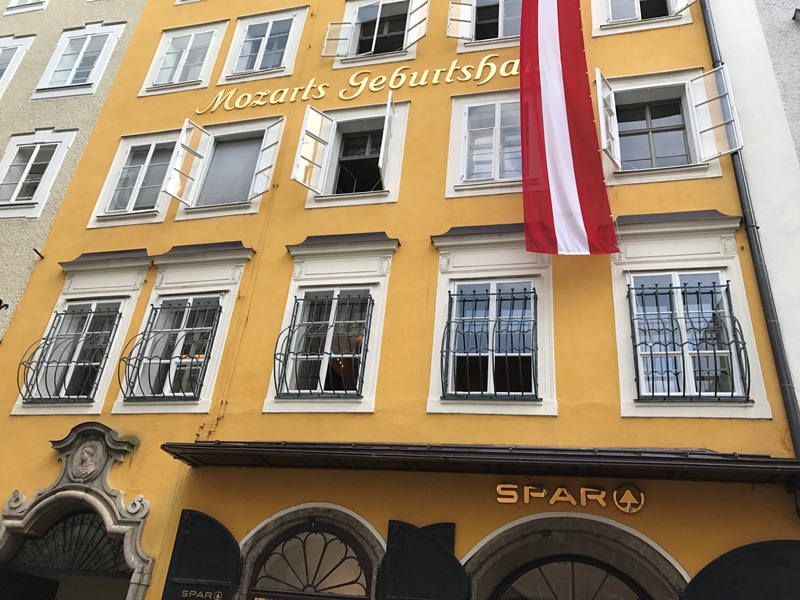 Salzburg Mozartın evi
