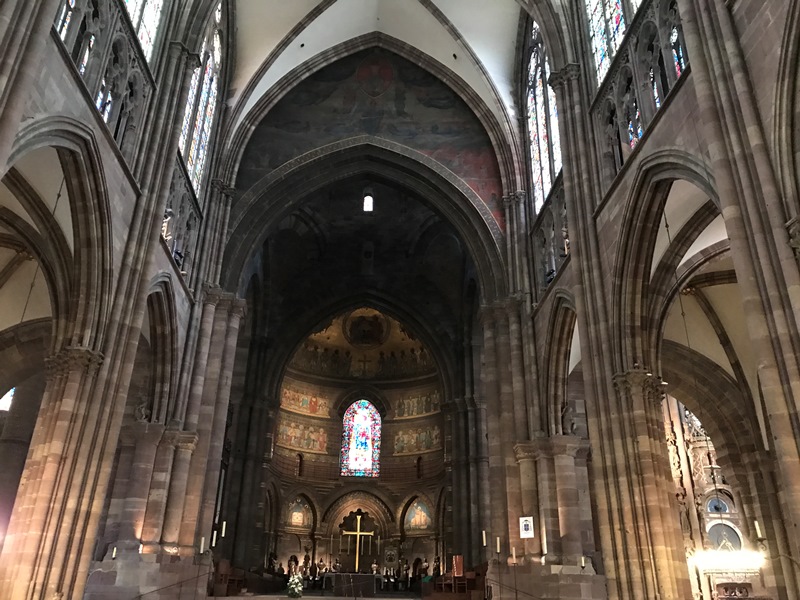 strazburg notre dame katedralinin içi