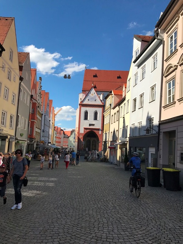 Almanya romantik yol Landsberg am Lech