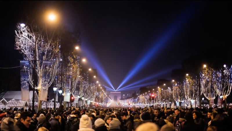 Paris'te yeni yıl tatili