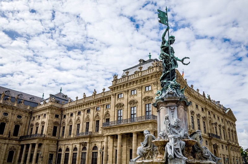 Romantik yol güzergahı Würzburg