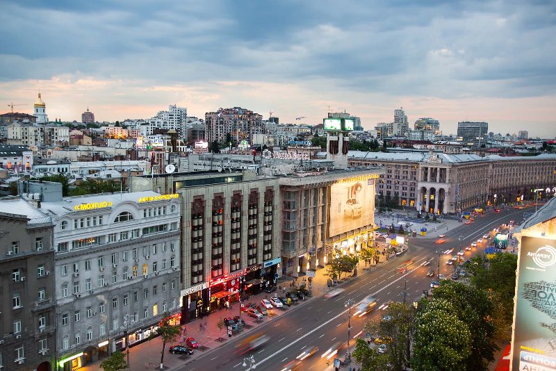 Kİev Kreşatik caddesi